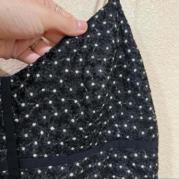 Jill Jill Stuart Black Embroidered Floral Lace sheath Gown 14 - Picture 5 of 11